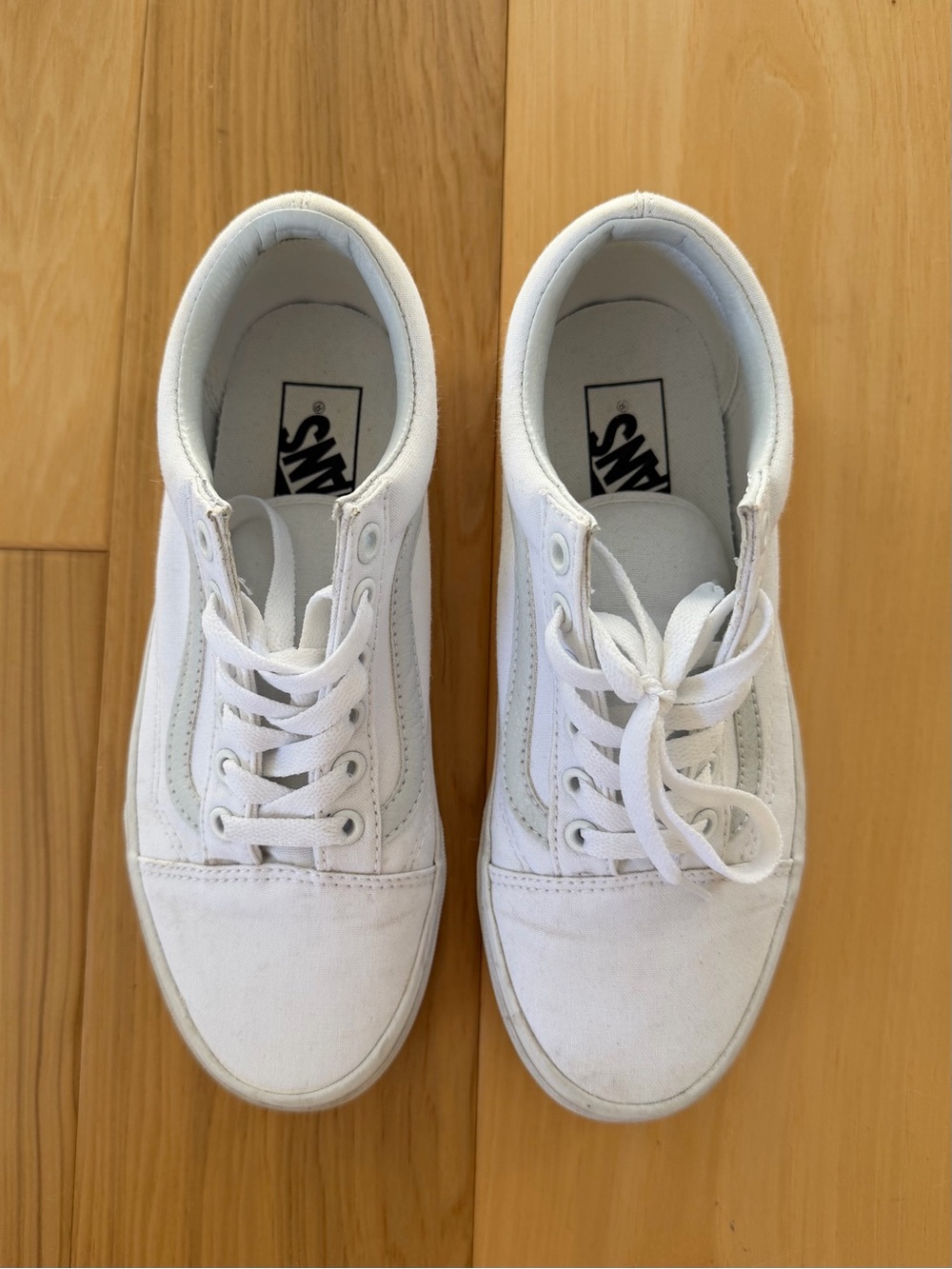 Vans Classic Low-Top Canvas Sneakers in White